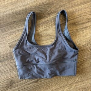 Aritzia Charcoal Sports Bra
